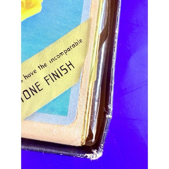 RARE VTG Congress Playing Cards Cel-U-Tone Triple Deck Canasta London Roses - Picture 10 of 12